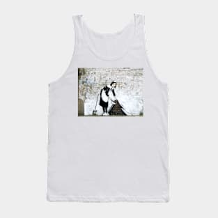 Banksy Sweep it Under the Carpet Tank Top